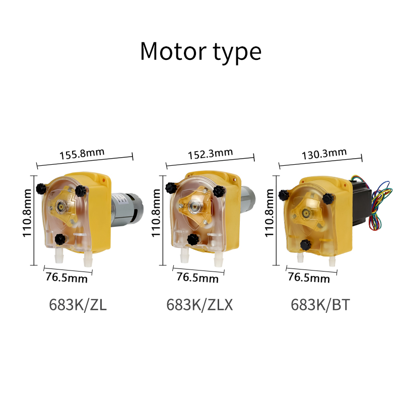 603k quick mounting panel oem peristaltic pump motor type