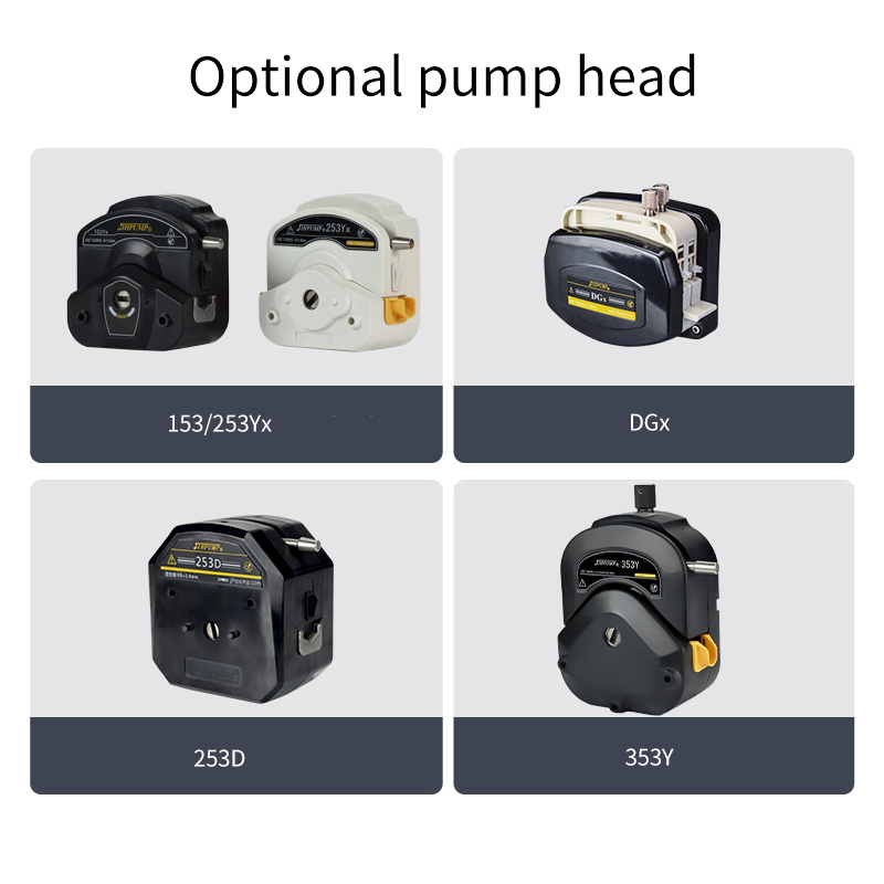 wt-600el high ip rating series peristaltic pump head