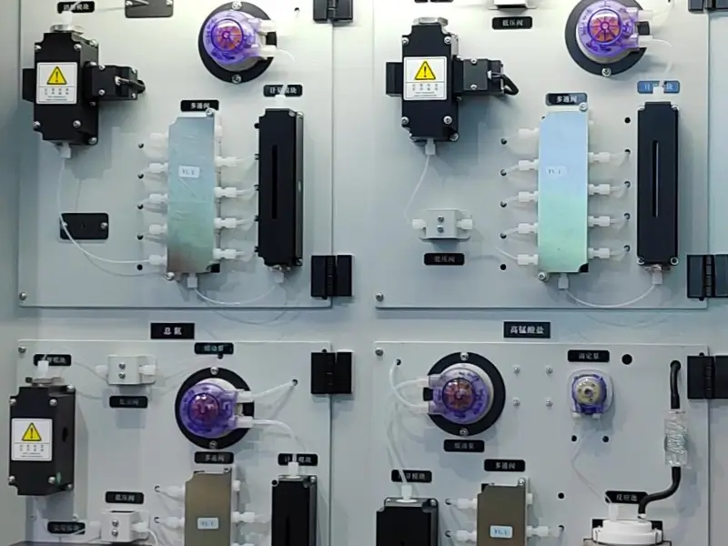 peristaltic pump in water qualtiy sampler and online analytical instruments