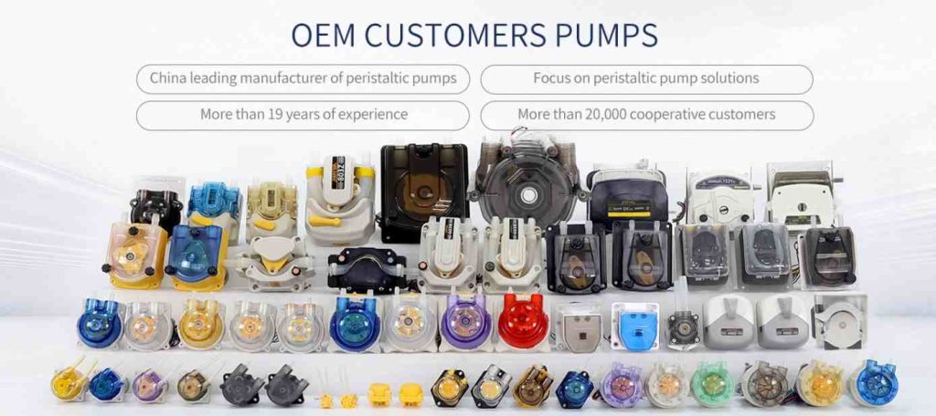 Professional peristaltic pump manufacturer focuses on peristaltic pump OEM solutions