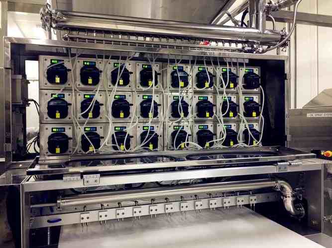 Use high-precision peristaltic pumps on automated production lines