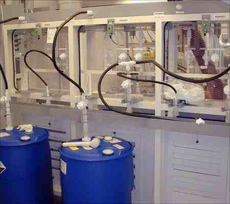 During chemical delivery