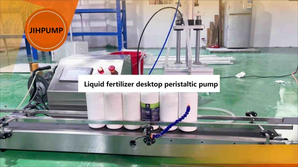 Liquid fertilizer desktop peristaltic pump
