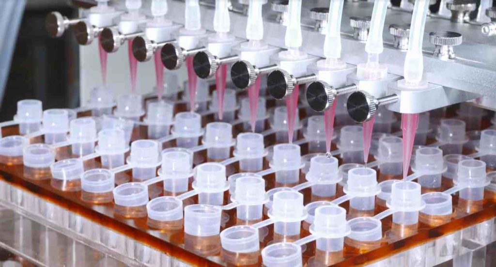 Peristaltic pumps transport liquids
