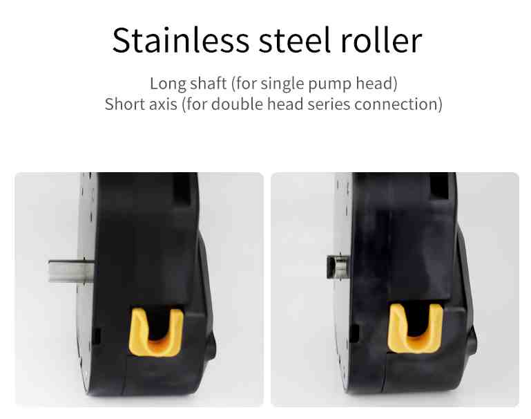 Peristaltic Pump Heads Stainless steel roller