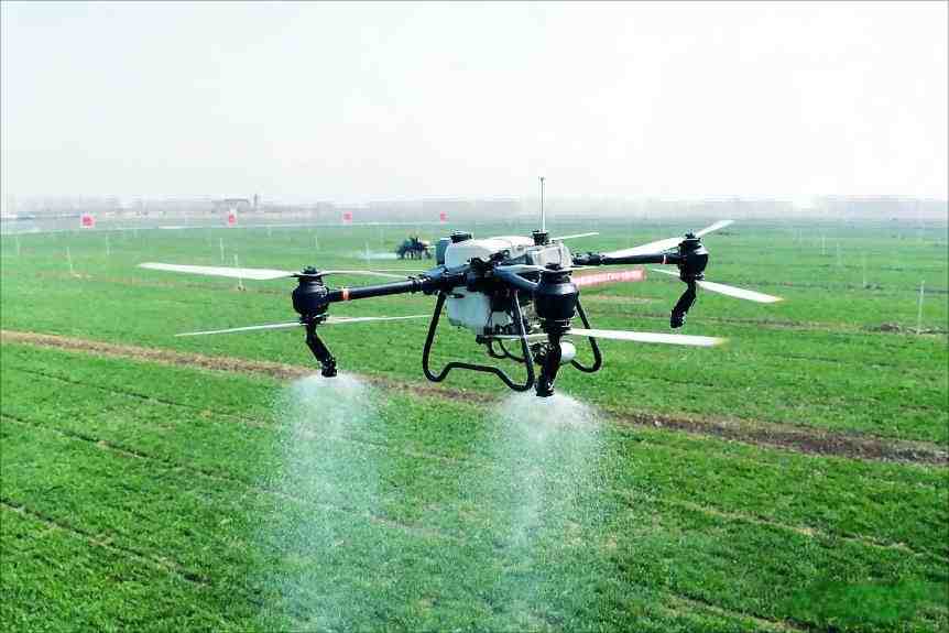 Drone-assisted Fertilizer and Nutrient Spraying