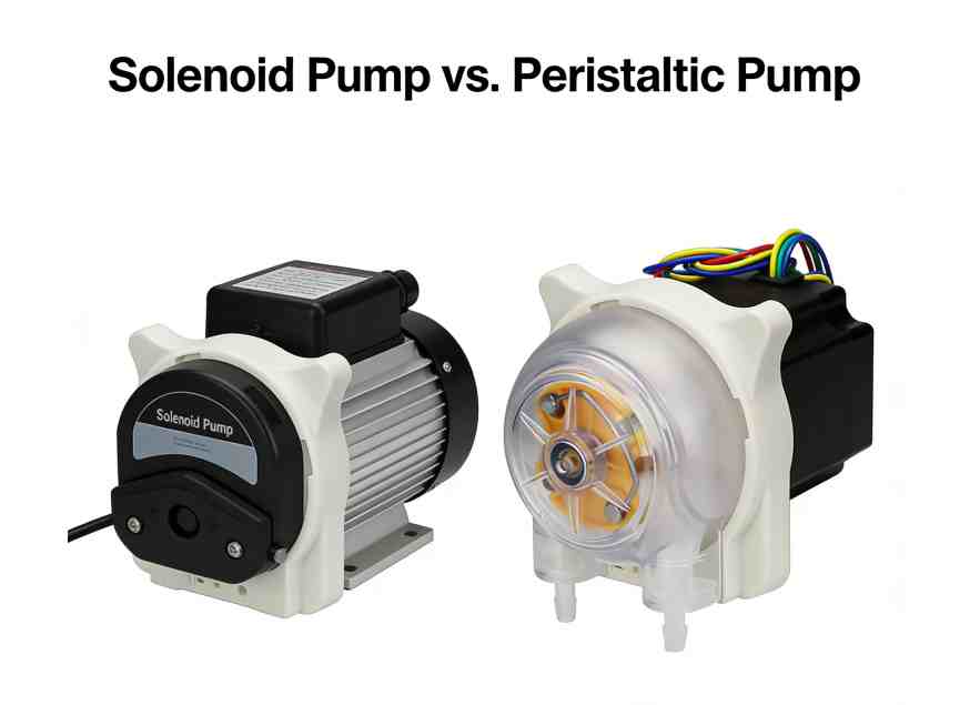 Solenoid Pump vs. Peristaltic Pump