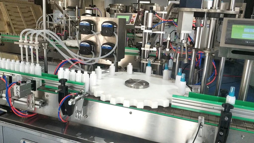 Peristaltic Pump Filling Line for Cosmetic and Pharmaceutical Bottles