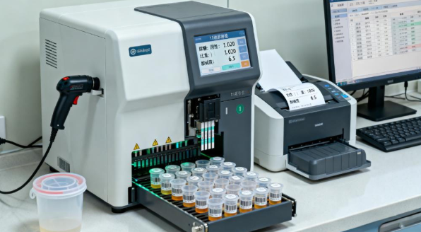 Medical in-vitro diagnostic instrument Urine analyzer with 12v peristaltic pumps