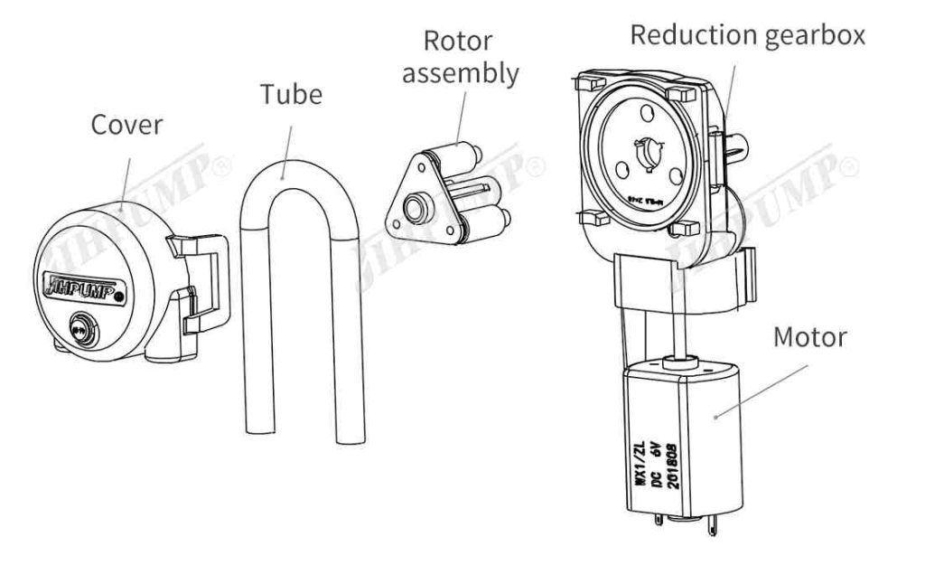 Product Configuration of Micro Peristaltic Pump