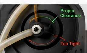 Check Tubing Size and Roller Clearance