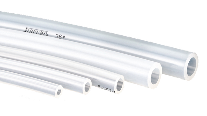 flexible peristaltic pump tubing used to absorb flow pulsation