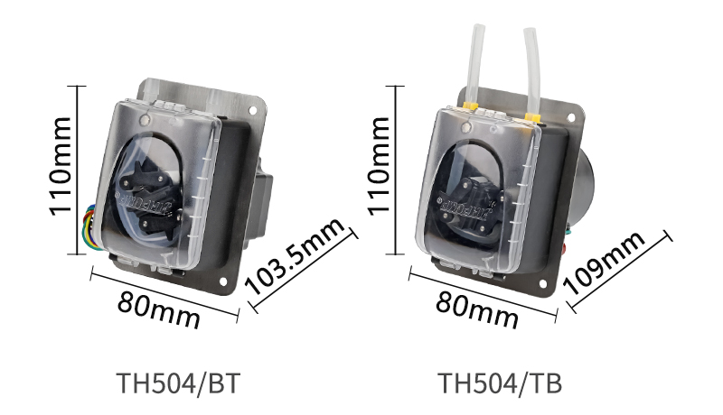 jihpump th504 peristaltic pump for car washing