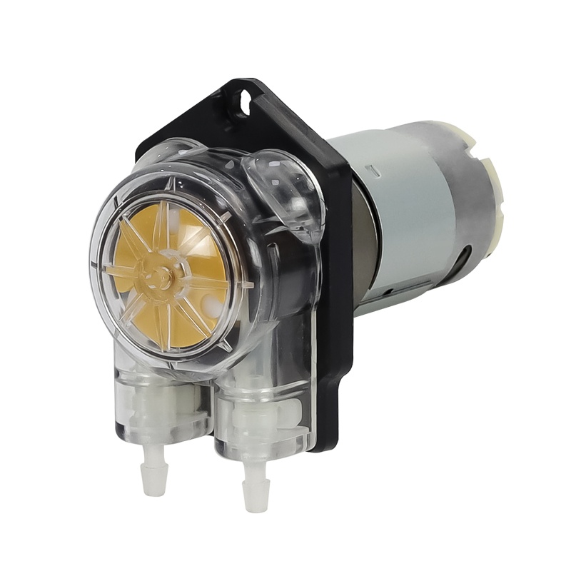 JIHPump miniature panel mount peristaltic pump with transparent head for laboratory perfusion