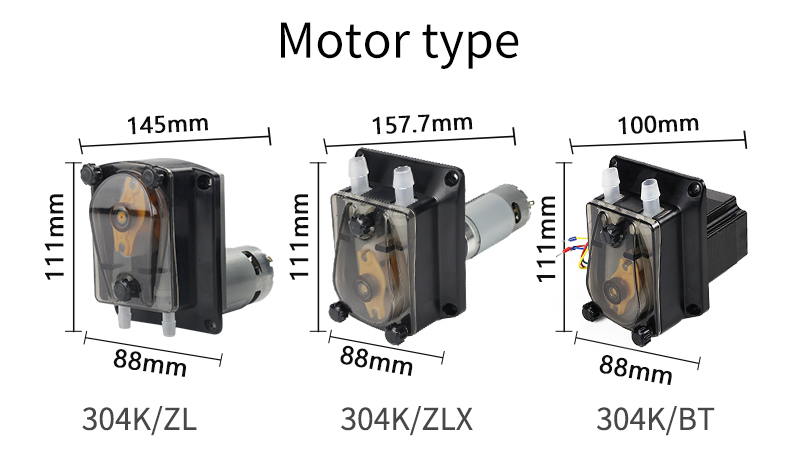 jihpump 304KZL peristaltic pump for ice cream machine