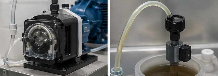 peristaltic pump for bleach