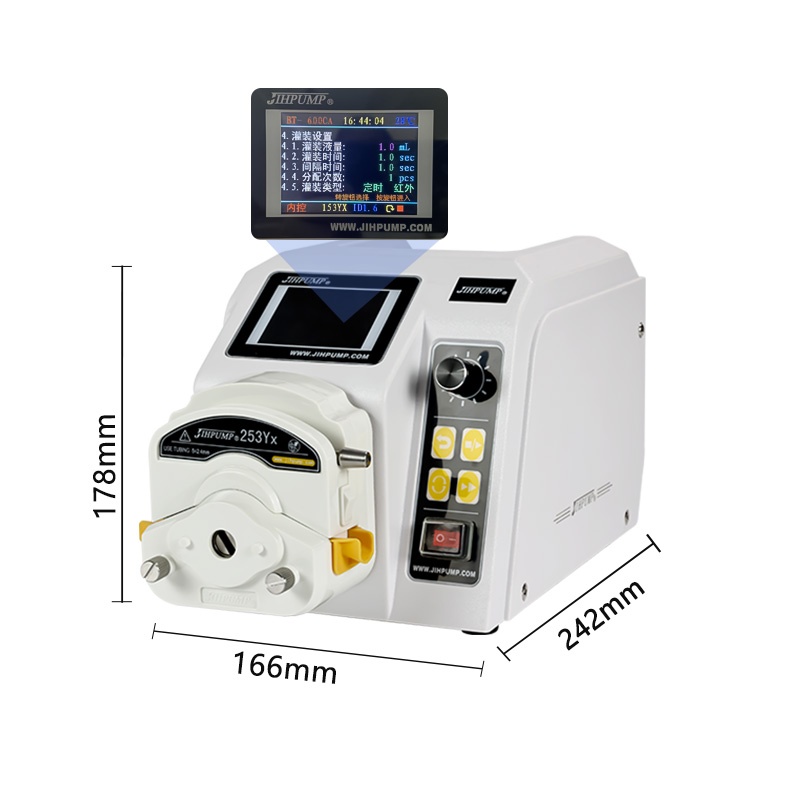 Digital control panel of brushless DC peristaltic pump