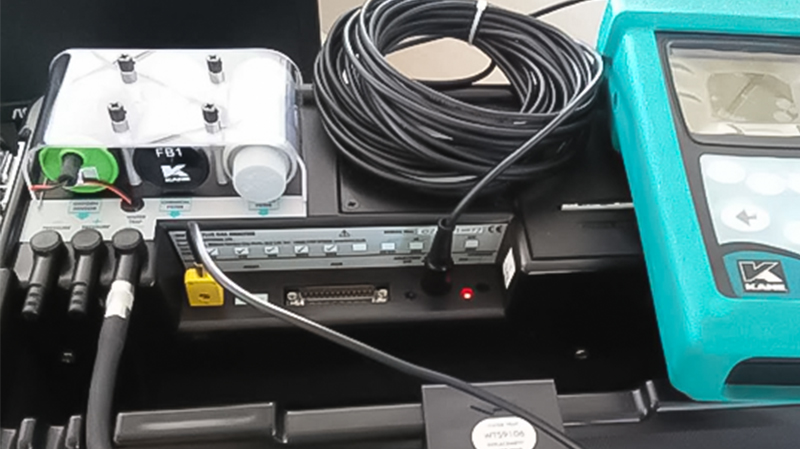 peristaltic pump in flue gas analysis